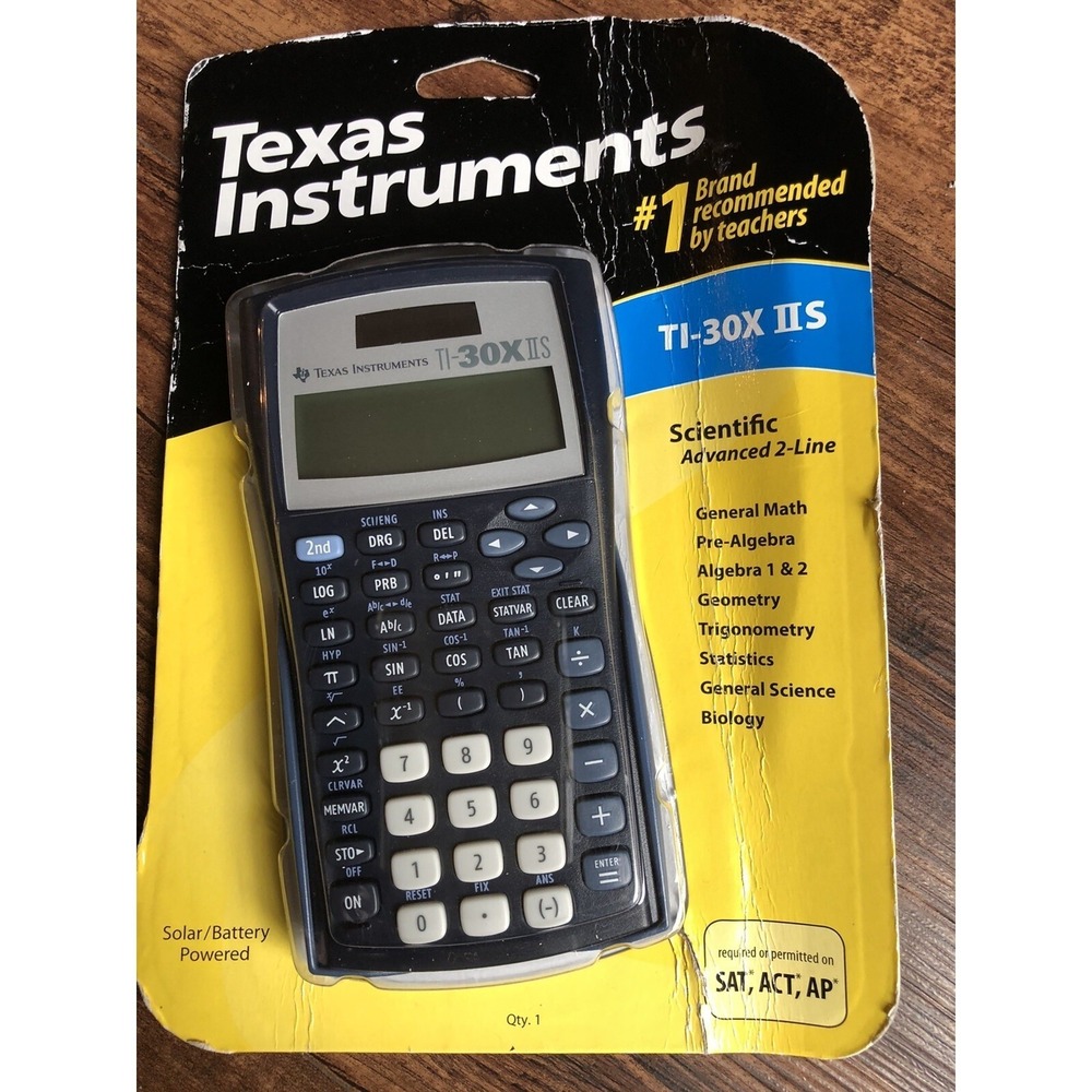 Texas Instruments‎ Solar/Battery Powered TI-30X IIS Calculator Scientific